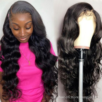 Cheap Wholesale Hair Wigs Human Lace Front Closure Body Wave Full Virgin Brazilian Cuticle Aligned Lace Closure Human Hair Wig